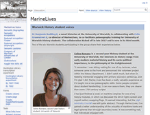 Tablet Screenshot of marinelives.org